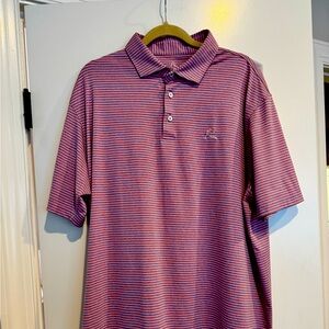 EUC Rhoback Men’s XXL Stripe Polo